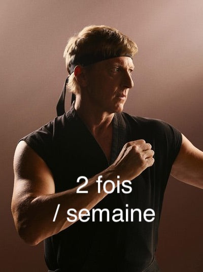 Karaté 2 fois par semaine